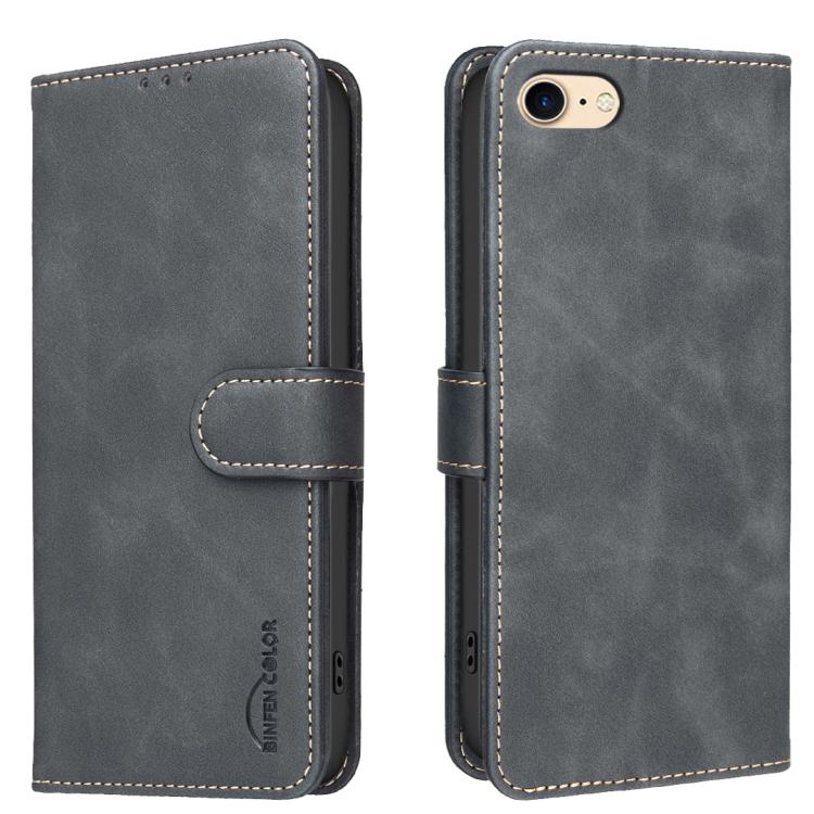 เคสโทรศัพท์หนังวีแกนลายผิวลูกวัวสีพื้นพร้อม RFID สำหรับ iPhone XS Max, สำหรับ iPhone 6 Plus/7 Plus/8 Plus, สำหรับ iPhone 6 / 7 / 8