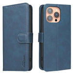 เคสโทรศัพท์หนังวีแกนลายผิวลูกวัวสีพื้นพร้อม RFID สำหรับ iPhone XS Max, สำหรับ iPhone 6 Plus/7 Plus/8 Plus, สำหรับ iPhone 6 / 7 / 8