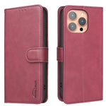 เคสโทรศัพท์หนังวีแกนลายผิวลูกวัวสีพื้นพร้อม RFID สำหรับ iPhone XS Max, สำหรับ iPhone 6 Plus/7 Plus/8 Plus, สำหรับ iPhone 6 / 7 / 8