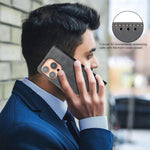 เคสโทรศัพท์หนังวีแกนลายผิวลูกวัวสีพื้นพร้อม RFID สำหรับ iPhone XS Max, สำหรับ iPhone 6 Plus/7 Plus/8 Plus, สำหรับ iPhone 6 / 7 / 8