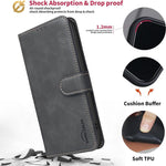 เคสโทรศัพท์หนังวีแกนลายผิวลูกวัวสีพื้นพร้อม RFID สำหรับ iPhone XS Max, สำหรับ iPhone 6 Plus/7 Plus/8 Plus, สำหรับ iPhone 6 / 7 / 8