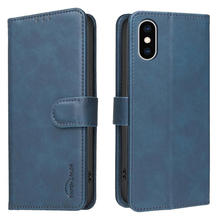 เคสโทรศัพท์หนังวีแกนลายผิวลูกวัวสีพื้นพร้อม RFID สำหรับ iPhone XS Max, สำหรับ iPhone 6 Plus/7 Plus/8 Plus, สำหรับ iPhone 6 / 7 / 8