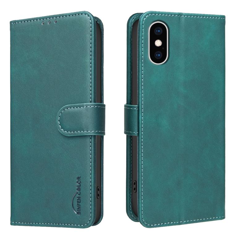 เคสโทรศัพท์หนังวีแกนลายผิวลูกวัวสีพื้นพร้อม RFID สำหรับ iPhone XS Max, สำหรับ iPhone 6 Plus/7 Plus/8 Plus, สำหรับ iPhone 6 / 7 / 8