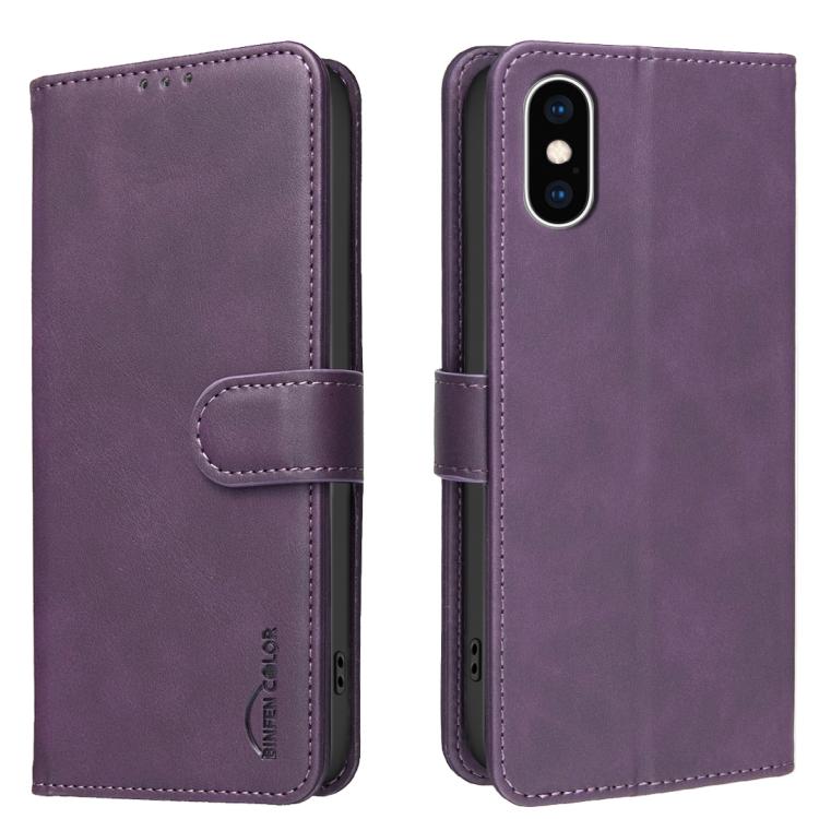 เคสโทรศัพท์หนังวีแกนลายผิวลูกวัวสีพื้นพร้อม RFID สำหรับ iPhone XS Max, สำหรับ iPhone 6 Plus/7 Plus/8 Plus, สำหรับ iPhone 6 / 7 / 8