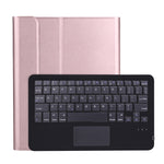 A098B-A เคสป้องกันคีย์บอร์ดบลูทูธ ABS บางพิเศษถอดได้ + เคส TPU สำหรับ iPad Air 11 2024 / 2025 / Air 4 10.9 นิ้ว 2020 พร้อมขาตั้ง ช่องใส่ปากกา และระบบสัมผัส, A098B-A
