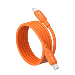 DUX DUCIS ซีรีส์ SILI สายข้อมูลซิลิโคน 27W Type-C เป็น 8 Pin ความยาว 1 ม., Type-C เป็น 8 Pin