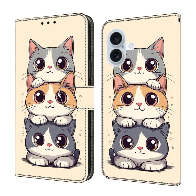 เคสโทรศัพท์หนังวีแกนทาสีใสเหมือนคริสตัล สำหรับ iPhone Air, สำหรับ iPhone 16 Pro Max, สำหรับ iPhone 16 Pro, สำหรับ iPhone 16