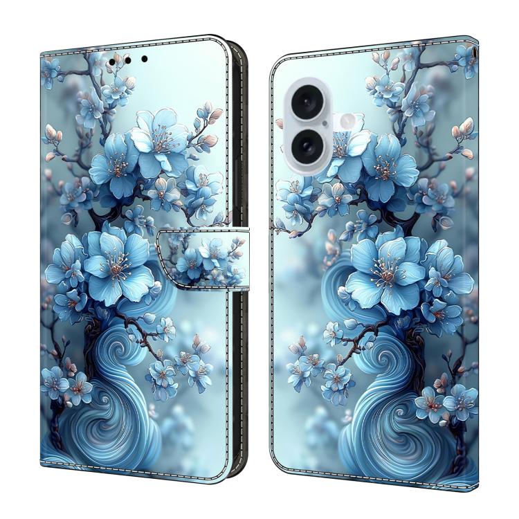 เคสโทรศัพท์หนังวีแกนทาสีใสเหมือนคริสตัล สำหรับ iPhone Air, สำหรับ iPhone 16 Pro Max, สำหรับ iPhone 16 Pro, สำหรับ iPhone 16
