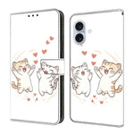 เคสโทรศัพท์หนังวีแกนทาสีใสเหมือนคริสตัล สำหรับ iPhone Air, สำหรับ iPhone 16 Pro Max, สำหรับ iPhone 16 Pro, สำหรับ iPhone 16