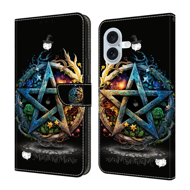 เคสโทรศัพท์หนังวีแกนทาสีใสเหมือนคริสตัล สำหรับ iPhone Air, สำหรับ iPhone 16 Pro Max, สำหรับ iPhone 16 Pro, สำหรับ iPhone 16