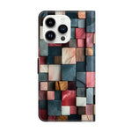 เคสโทรศัพท์หนังวีแกนทาสีใสเหมือนคริสตัล สำหรับ iPhone 15 Pro Max, สำหรับ iPhone 15 Pro, สำหรับ iPhone 14 / 13, สำหรับ iPhone 14 Pro