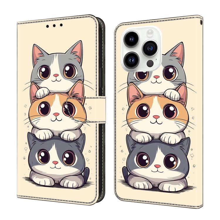 เคสโทรศัพท์หนังวีแกนทาสีใสเหมือนคริสตัล สำหรับ iPhone 15 Pro Max, สำหรับ iPhone 15 Pro, สำหรับ iPhone 14 / 13, สำหรับ iPhone 14 Pro