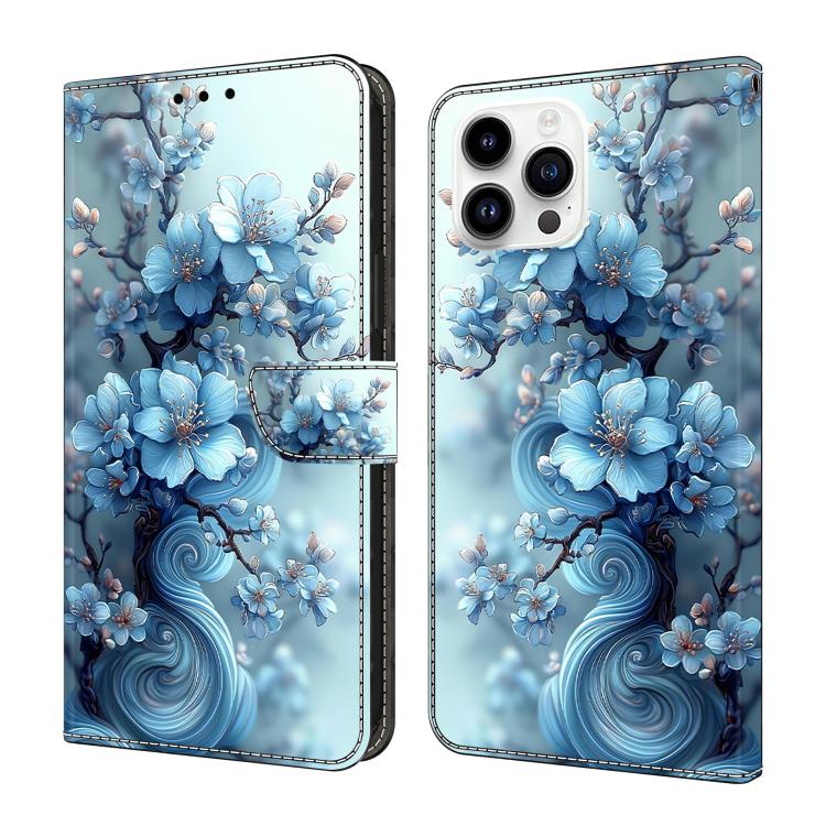เคสโทรศัพท์หนังวีแกนทาสีใสเหมือนคริสตัล สำหรับ iPhone 15 Pro Max, สำหรับ iPhone 15 Pro, สำหรับ iPhone 14 / 13, สำหรับ iPhone 14 Pro