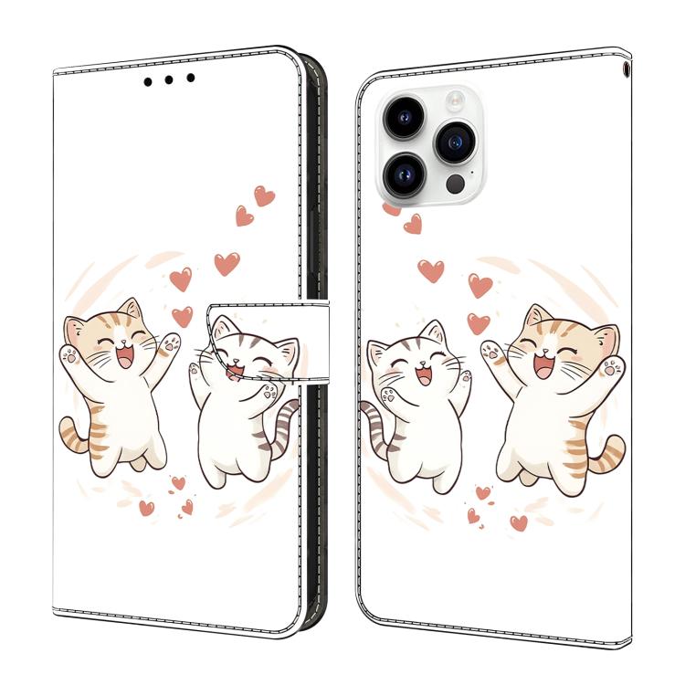 เคสโทรศัพท์หนังวีแกนทาสีใสเหมือนคริสตัล สำหรับ iPhone 15 Pro Max, สำหรับ iPhone 15 Pro, สำหรับ iPhone 14 / 13, สำหรับ iPhone 14 Pro