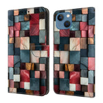 เคสโทรศัพท์หนังวีแกนทาสีใสเหมือนคริสตัล สำหรับ iPhone 15 Pro Max, สำหรับ iPhone 15 Pro, สำหรับ iPhone 14 / 13, สำหรับ iPhone 14 Pro