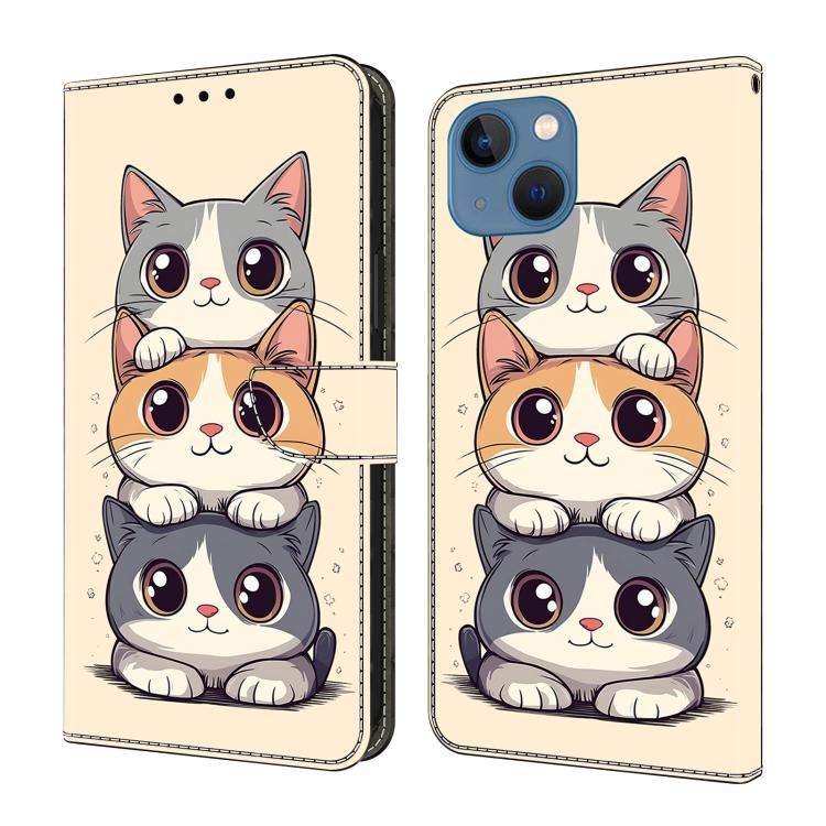 เคสโทรศัพท์หนังวีแกนทาสีใสเหมือนคริสตัล สำหรับ iPhone 15 Pro Max, สำหรับ iPhone 15 Pro, สำหรับ iPhone 14 / 13, สำหรับ iPhone 14 Pro