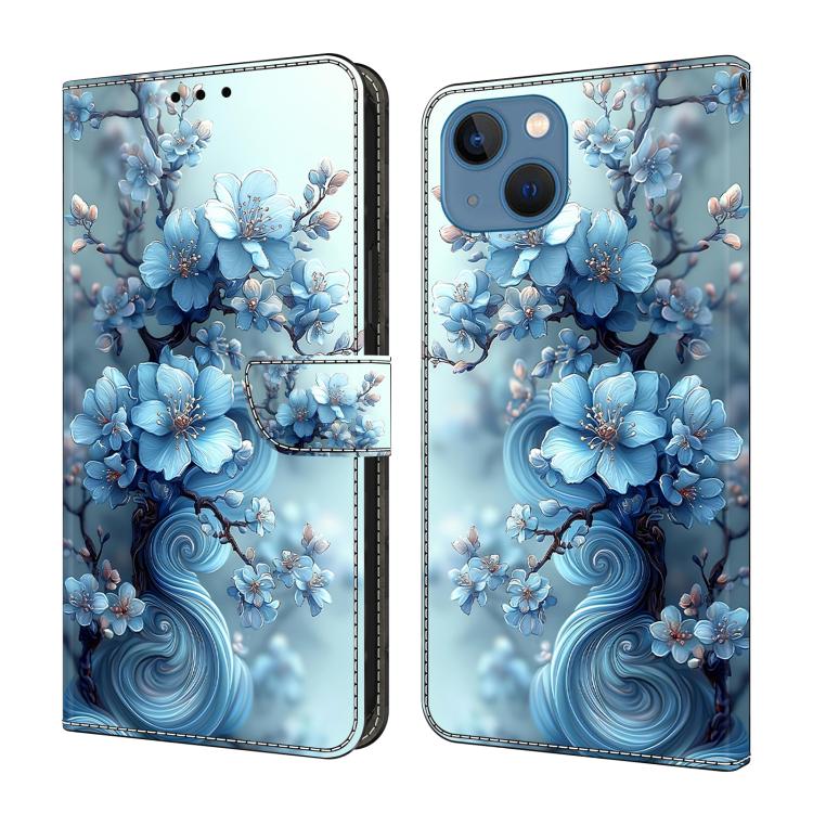 เคสโทรศัพท์หนังวีแกนทาสีใสเหมือนคริสตัล สำหรับ iPhone 15 Pro Max, สำหรับ iPhone 15 Pro, สำหรับ iPhone 14 / 13, สำหรับ iPhone 14 Pro