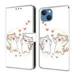 เคสโทรศัพท์หนังวีแกนทาสีใสเหมือนคริสตัล สำหรับ iPhone 15 Pro Max, สำหรับ iPhone 15 Pro, สำหรับ iPhone 14 / 13, สำหรับ iPhone 14 Pro