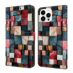 เคสโทรศัพท์หนังวีแกนทาสีใสเหมือนคริสตัล สำหรับ iPhone 15 Pro Max, สำหรับ iPhone 15 Pro, สำหรับ iPhone 14 / 13, สำหรับ iPhone 14 Pro