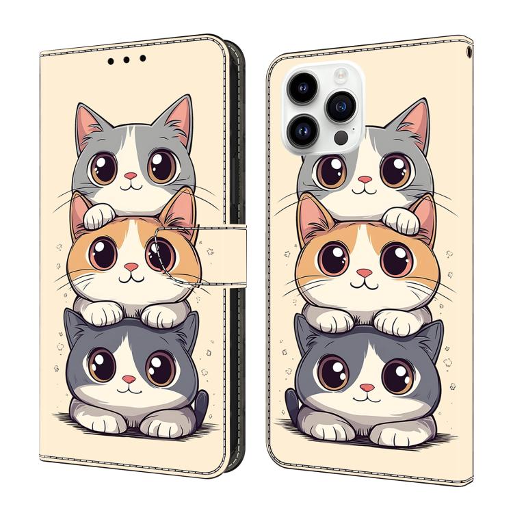 เคสโทรศัพท์หนังวีแกนทาสีใสเหมือนคริสตัล สำหรับ iPhone 15 Pro Max, สำหรับ iPhone 15 Pro, สำหรับ iPhone 14 / 13, สำหรับ iPhone 14 Pro