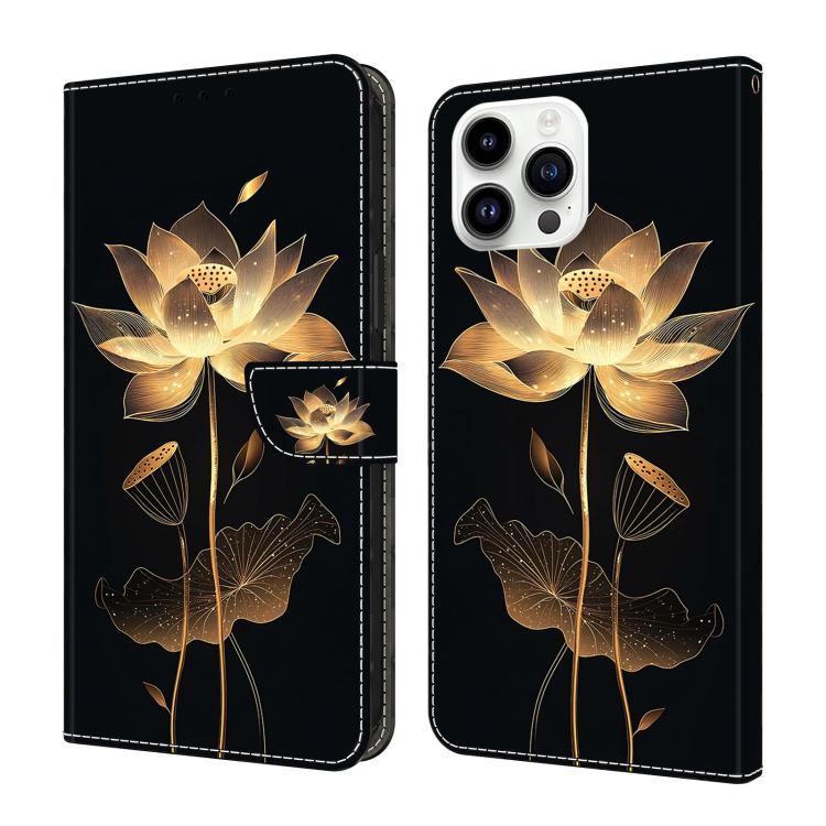 เคสโทรศัพท์หนังวีแกนทาสีใสเหมือนคริสตัล สำหรับ iPhone 15 Pro Max, สำหรับ iPhone 15 Pro, สำหรับ iPhone 14 / 13, สำหรับ iPhone 14 Pro