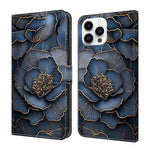 เคสโทรศัพท์หนังวีแกนทาสีใสเหมือนคริสตัล สำหรับ iPhone 15 Pro Max, สำหรับ iPhone 15 Pro, สำหรับ iPhone 14 / 13, สำหรับ iPhone 14 Pro