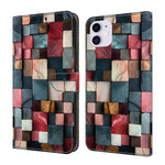 เคสโทรศัพท์หนังวีแกนทาสีใสเหมือนคริสตัล สำหรับ iPhone 11