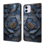 เคสโทรศัพท์หนังวีแกนทาสีใสเหมือนคริสตัล สำหรับ iPhone 11
