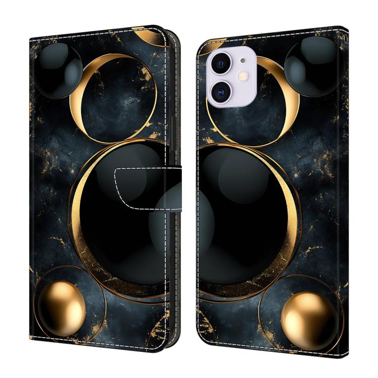 เคสโทรศัพท์หนังวีแกนทาสีใสเหมือนคริสตัล สำหรับ iPhone 11