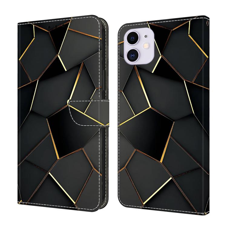 เคสโทรศัพท์หนังวีแกนทาสีใสเหมือนคริสตัล สำหรับ iPhone 11