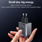 Yesido YC101 65W Mecha GaN Three-port Fast Charger, YC101