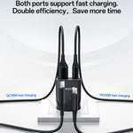 Yesido YC112 ที่ชาร์จเร็ว PD QC 20W แบบพอร์ตคู่บางพิเศษ, YC112