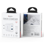 ชุดที่ชาร์จเร็ว Yesido PD45W USB และ Type-C แบบอินเทอร์เฟซคู่ พร้อมปลั๊ก EU, UK, US