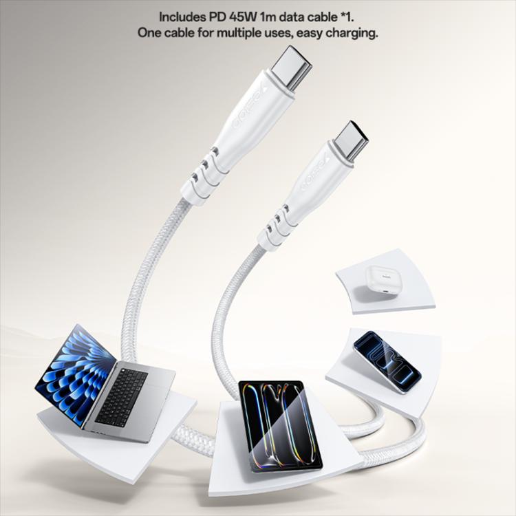 ชุดที่ชาร์จเร็ว Yesido PD45W USB และ Type-C แบบอินเทอร์เฟซคู่ พร้อมปลั๊ก EU, UK, US
