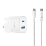 ชุดที่ชาร์จเร็ว Yesido PD45W USB และ Type-C แบบอินเทอร์เฟซคู่ พร้อมปลั๊ก EU, UK, US