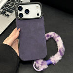 เคสโทรศัพท์ TPU ผ้าหนังกลับเทียมพร้อมเชือกกระต่ายนุ่มพิมพ์ลายหน้าจอ สำหรับ iPhone 17 Pro Max, สำหรับ iPhone 17 Pro, สำหรับ iPhone 17, สำหรับ iPhone 16 Pro Max, สำหรับ iPhone 16 Pro, สำหรับ iPhone 16, สำหรับ iPhone 15 Pro Max, สำหรับ iPhone 15 Pro