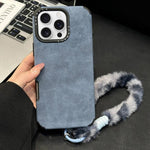 เคสโทรศัพท์ TPU ผ้าหนังกลับเทียมพร้อมเชือกกระต่ายนุ่มพิมพ์ลายหน้าจอ สำหรับ iPhone 17 Pro Max, สำหรับ iPhone 17 Pro, สำหรับ iPhone 17, สำหรับ iPhone 16 Pro Max, สำหรับ iPhone 16 Pro, สำหรับ iPhone 16, สำหรับ iPhone 15 Pro Max, สำหรับ iPhone 15 Pro