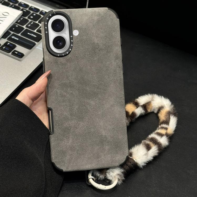 เคสโทรศัพท์ TPU ผ้าหนังกลับเทียมพร้อมเชือกกระต่ายนุ่มพิมพ์ลายหน้าจอ สำหรับ iPhone 17 Pro Max, สำหรับ iPhone 17 Pro, สำหรับ iPhone 17, สำหรับ iPhone 16 Pro Max, สำหรับ iPhone 16 Pro, สำหรับ iPhone 16, สำหรับ iPhone 15 Pro Max, สำหรับ iPhone 15 Pro