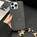 เคสโทรศัพท์ TPU ผ้าหนังกลับเทียมพร้อมเชือกกระต่ายนุ่มพิมพ์ลายหน้าจอ สำหรับ iPhone 17 Pro Max, สำหรับ iPhone 17 Pro, สำหรับ iPhone 17, สำหรับ iPhone 16 Pro Max, สำหรับ iPhone 16 Pro, สำหรับ iPhone 16, สำหรับ iPhone 15 Pro Max, สำหรับ iPhone 15 Pro