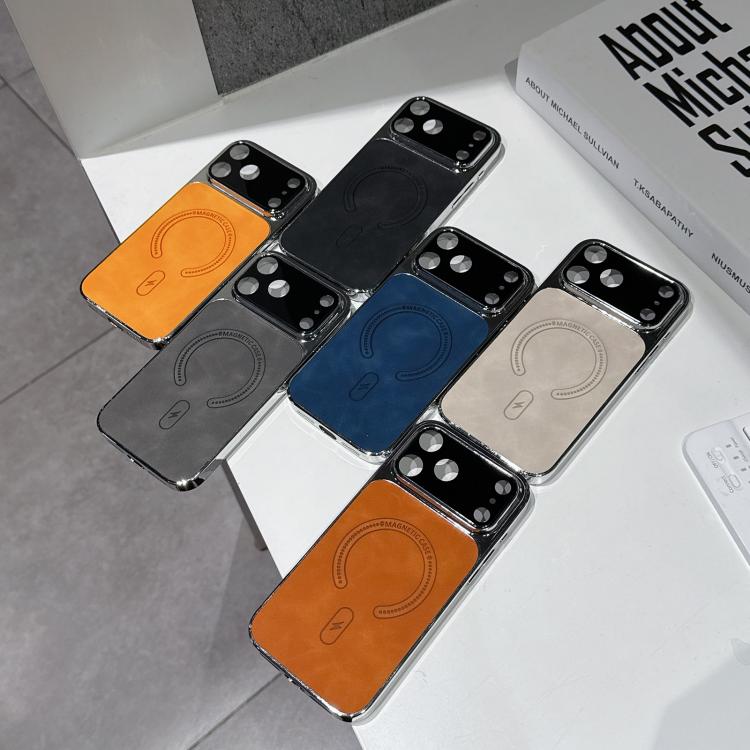 เคสโทรศัพท์หนังลูกแกะรูเล็กพร้อมแม่เหล็ก สำหรับ iPhone 17 Pro Max, สำหรับ iPhone 17 Pro
