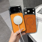 เคสโทรศัพท์หนังลูกแกะรูเล็กพร้อมแม่เหล็ก สำหรับ iPhone 17 Pro Max, สำหรับ iPhone 17 Pro