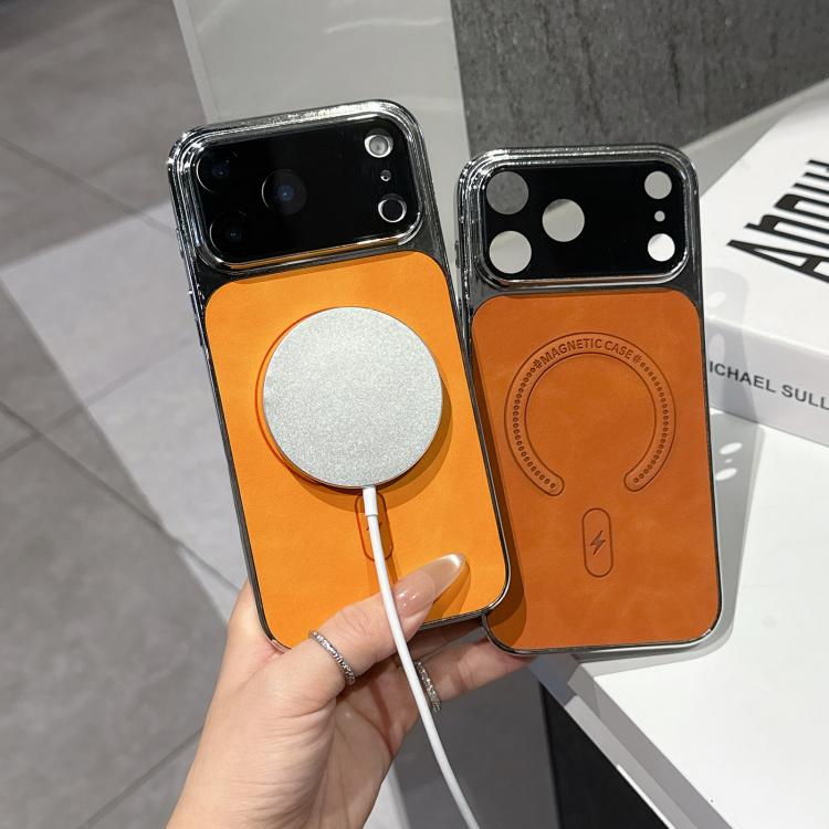 เคสโทรศัพท์หนังลูกแกะรูเล็กพร้อมแม่เหล็ก สำหรับ iPhone 17 Pro Max, สำหรับ iPhone 17 Pro