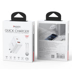 ชุดชาร์จ Yesido YC19U PD20W USB-C / Type-C และ QC18W USB-A แบบพอร์ตคู่ พร้อมสาย Type-C เป็น Type-C รุ่น YC19U
