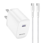 ชุดชาร์จเร็ว Yesido YC20U PD35W USB-C / Type-C แบบพอร์ตเดี่ยว พร้อมสาย Type-C เป็น Type-C รุ่น YC20U