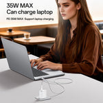 ชุดชาร์จเร็ว Yesido YC20U PD35W USB-C / Type-C แบบพอร์ตเดี่ยว พร้อมสาย Type-C เป็น Type-C รุ่น YC20U