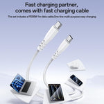 ชุดชาร์จเร็ว Yesido YC20U PD35W USB-C / Type-C แบบพอร์ตเดี่ยว พร้อมสาย Type-C เป็น Type-C รุ่น YC20U