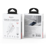 ชุดชาร์จ Yesido YC106 PD20W USB-C / Type-C และ QC18W USB-A แบบพอร์ตคู่ พร้อมสาย Type-C เป็น Type-C รุ่น YC106