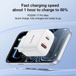 ชุดชาร์จ Yesido YC106 PD20W USB-C / Type-C และ QC18W USB-A แบบพอร์ตคู่ พร้อมสาย Type-C เป็น Type-C รุ่น YC106