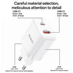 ชุดชาร์จ Yesido YC106 PD20W USB-C / Type-C และ QC18W USB-A แบบพอร์ตคู่ พร้อมสาย Type-C เป็น Type-C รุ่น YC106
