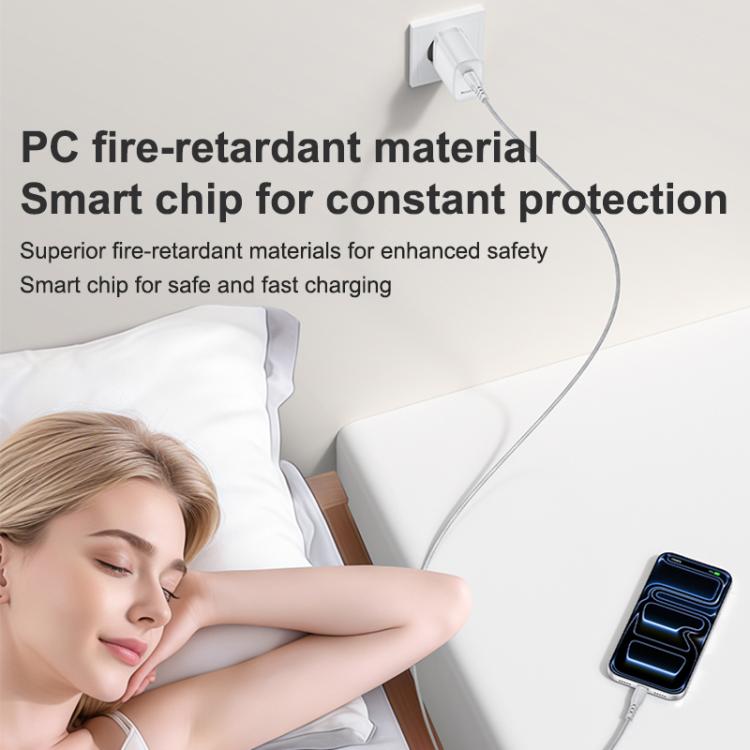 ชุดชาร์จเร็ว Yesido YC107 PD35W USB-C / Type-C แบบพอร์ตเดี่ยว พร้อมสาย Type-C เป็น Type-C รุ่น YC107